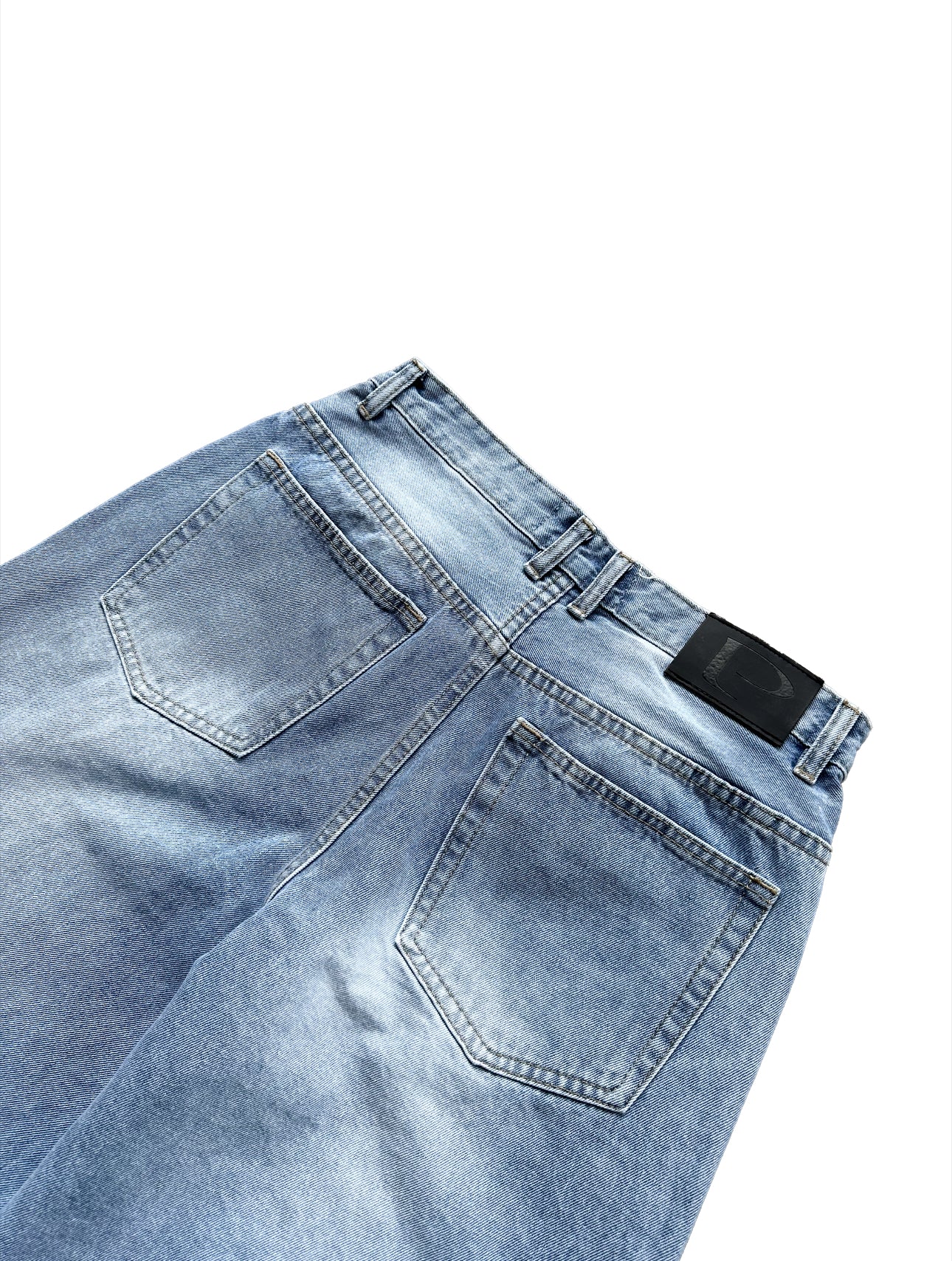 Light Wash Baggy Denim