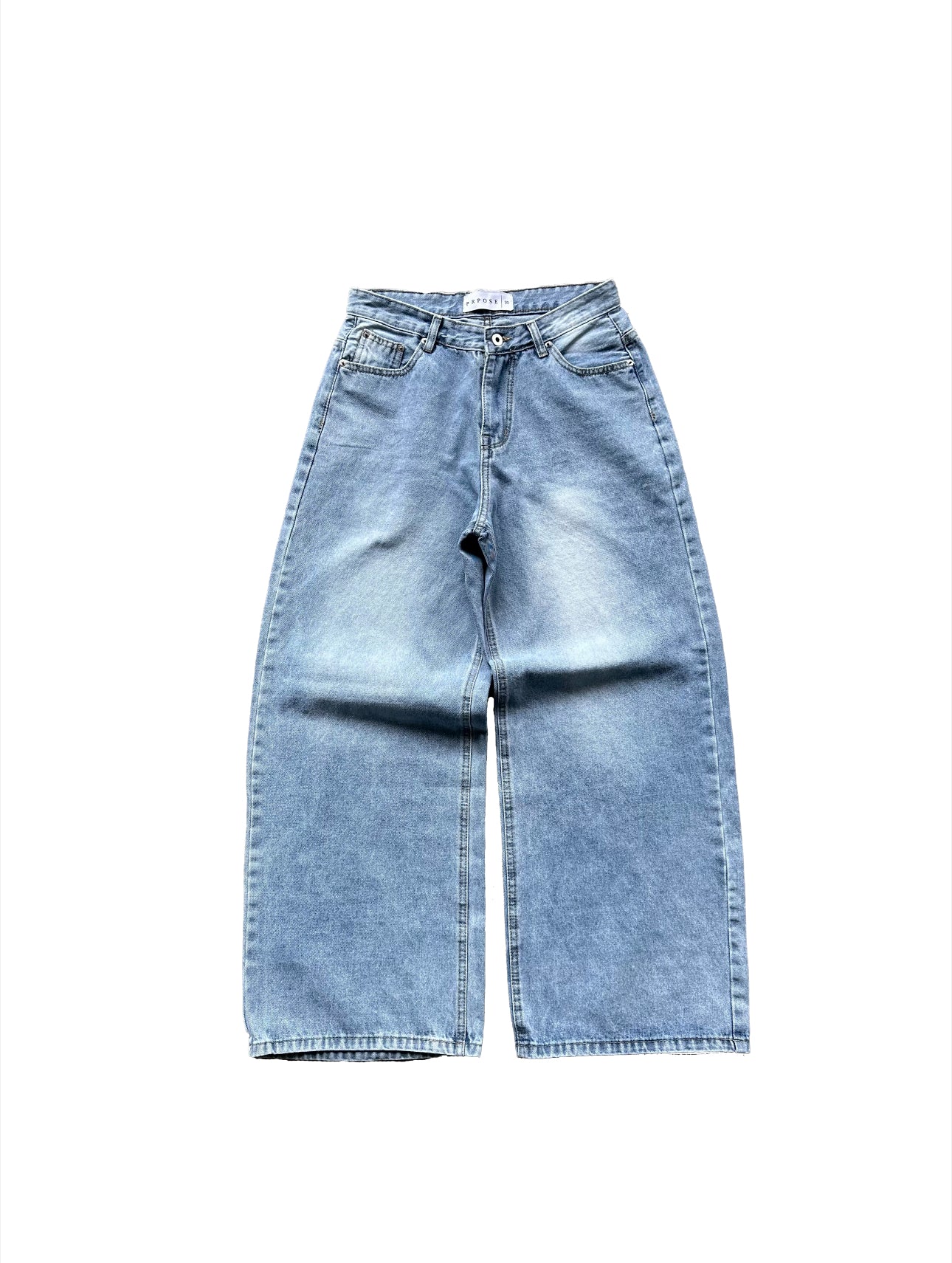 Light Wash Baggy Denim