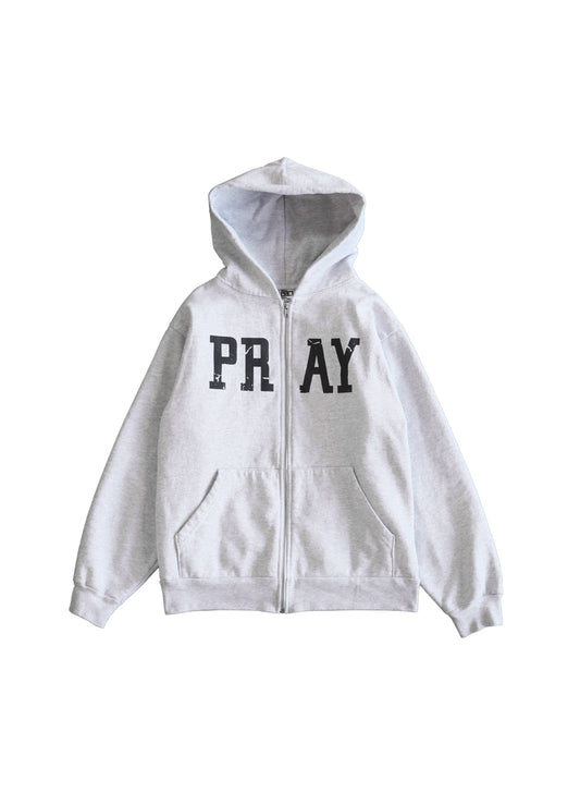 PRAY ZIP UP HOODIE